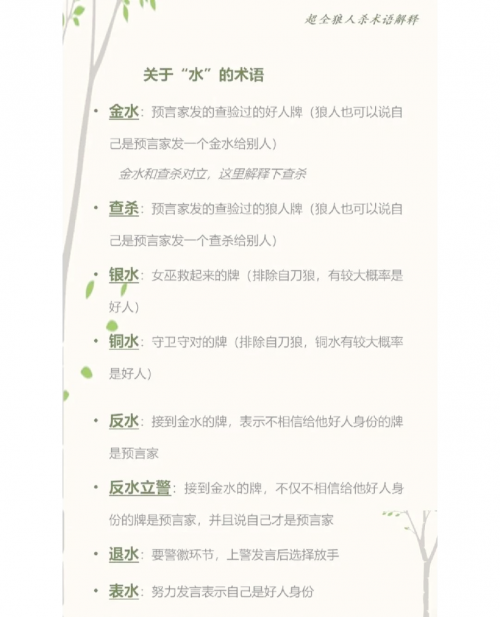 狼人杀技巧文章