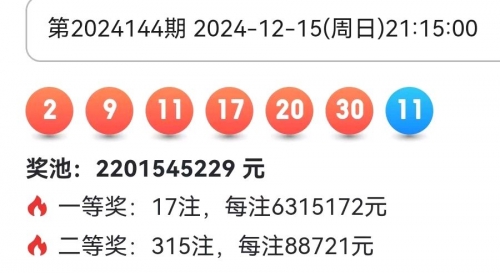最新双色球号码公布结果