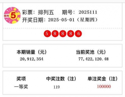 今晚排列五开奖号码查询结果双色球今晚排列五开奖号码查询结果揭晓-第2张图片