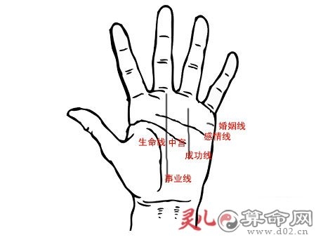 手相没有事业线 是不是事业不好手相没有事业线解析