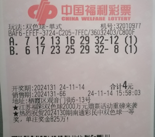 双色球开奖号今天的是多少双色球开奖号今日回顾-第2张图片