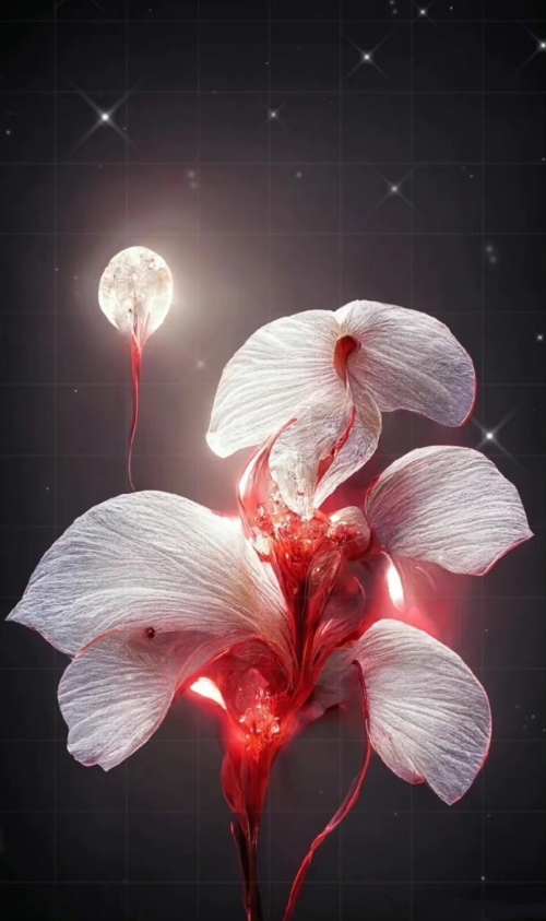 水晶花图片水晶花，美丽与神秘交织的花卉-第1张图片