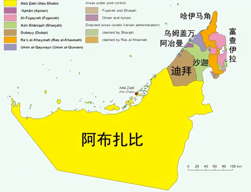 迪拜在哪里 地图迪拜位于阿拉伯半岛的东部，是世界上最大的城市之一，也是全球著名的旅游胜地。迪拜是一个多元化的城市，拥有现代化的建筑、繁华的商业区和丰富的文化遗产。-第2张图片